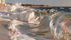 Curling Surf Waves artwork
