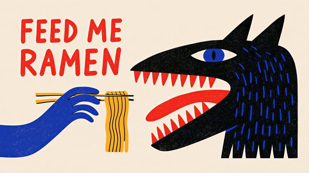 Feed Me Ramen Monster artwork
