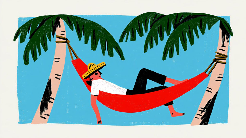 Hammock Under Palms artwork