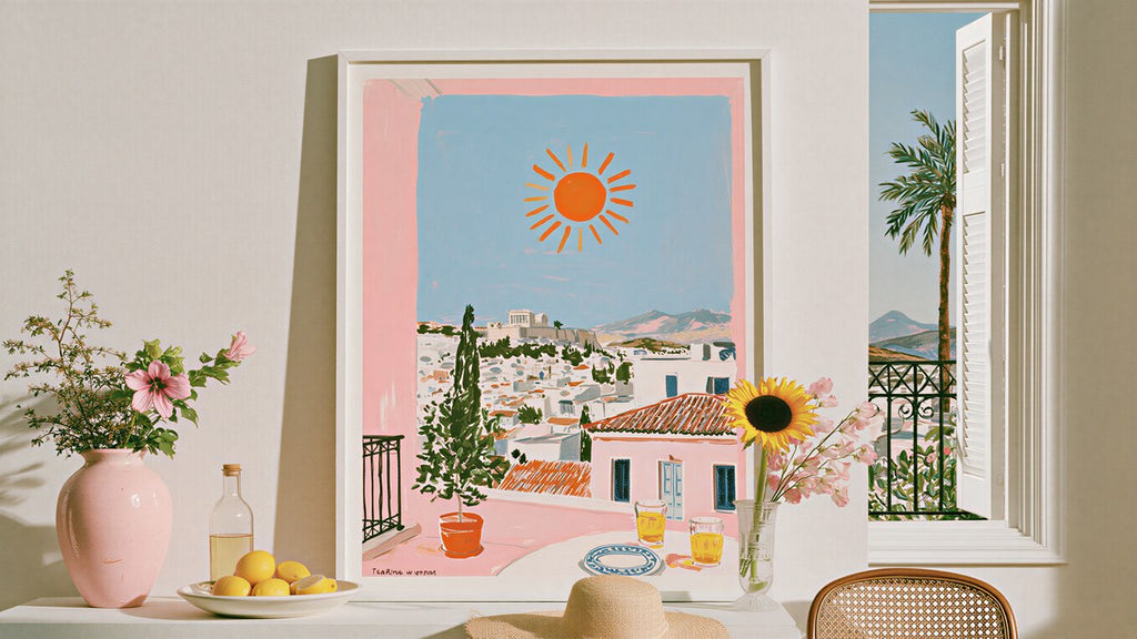 Athens Window Still Life artwork