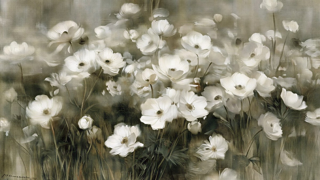 White Anemone Field artwork