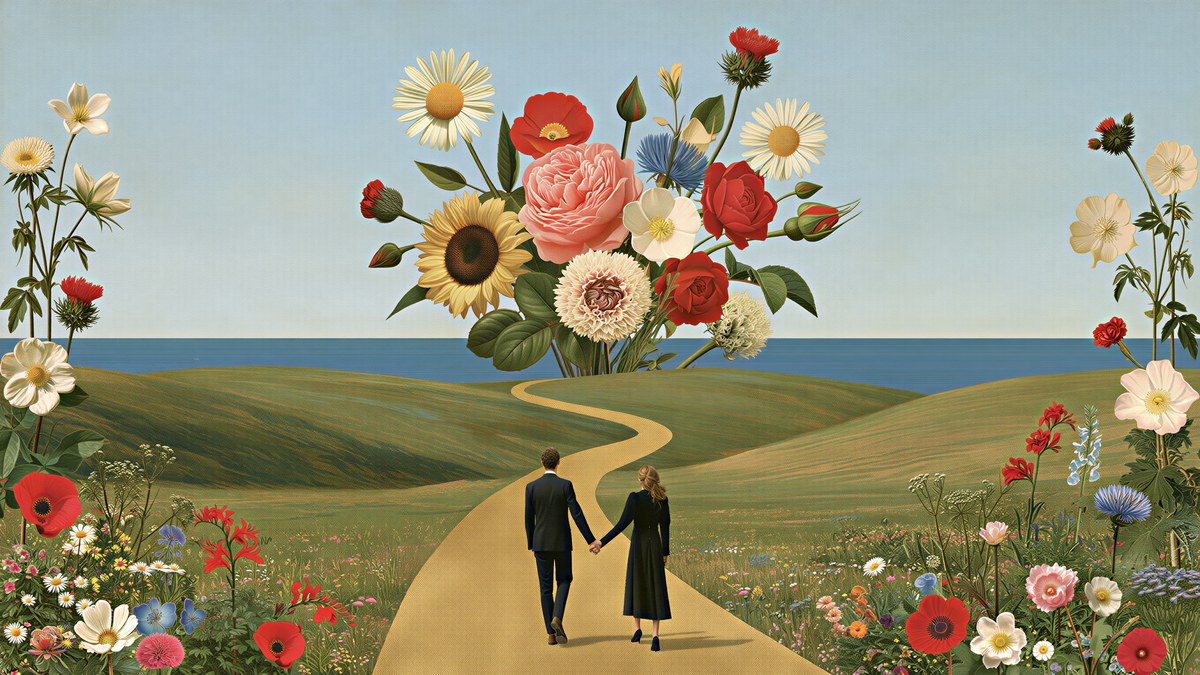 Bouquet Over the Sea artwork