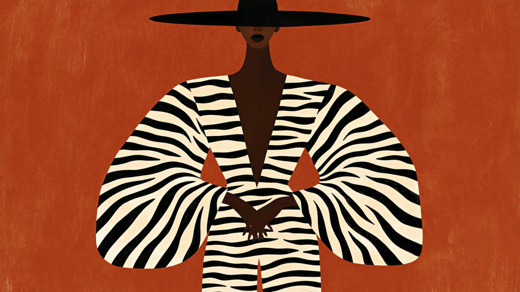 Zebra Coat Fashion artwork