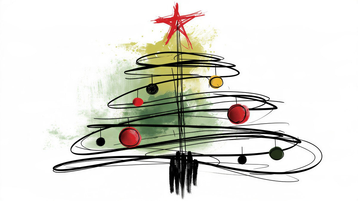 Scribble Ornament Tree artwork