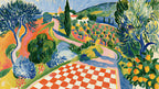 Checkerboard Italian Countryside artwork