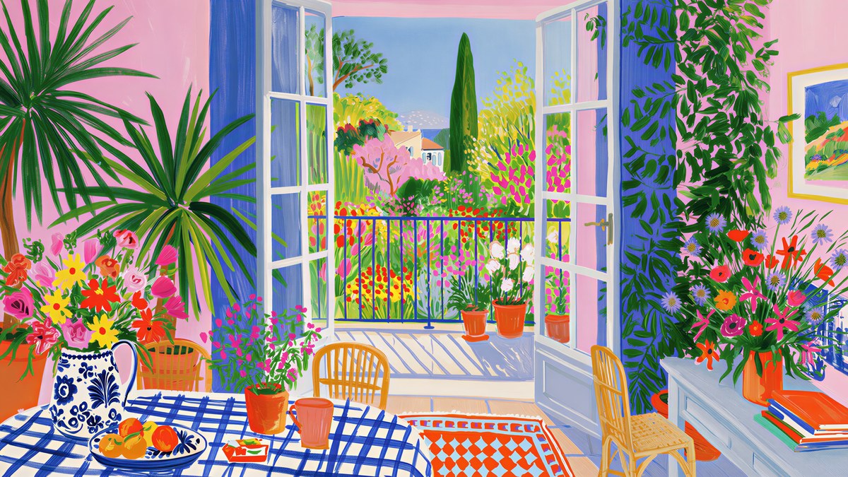 Blue Door Terrace artwork
