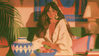 Boho Sofa Portrait artwork