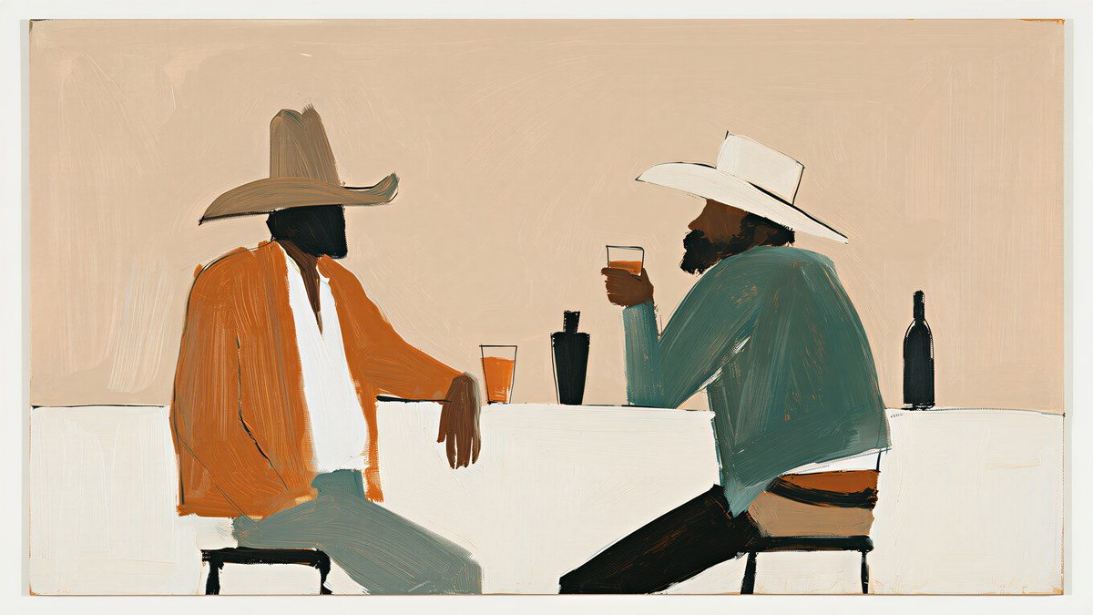 Cowboys at the Bar artwork