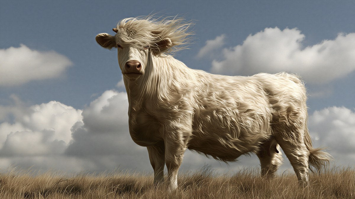 Windswept Cow artwork