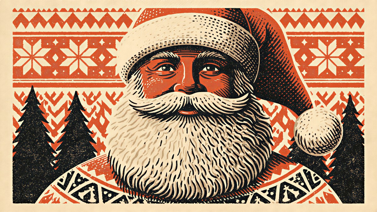Nordic Santa Portrait artwork