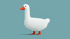 Lone White Duck artwork