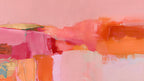 Pink Tangerine Color Blocks artwork