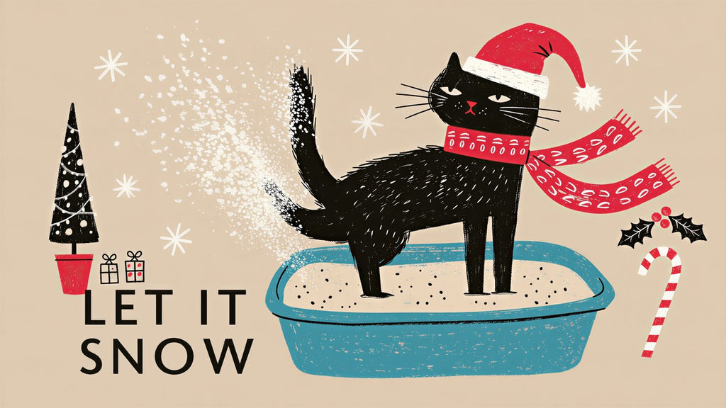 Let It Snow Cat artwork