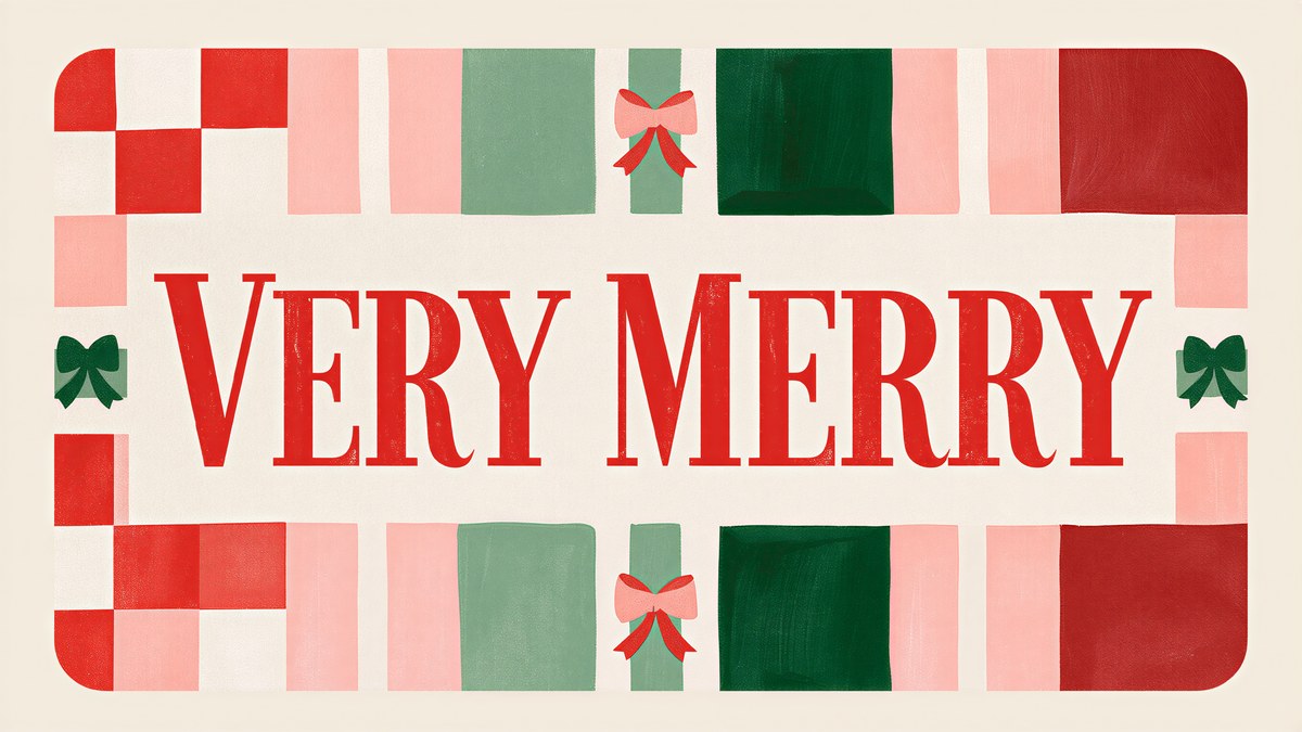 Very Merry Blocks artwork