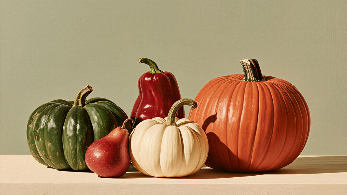 Pumpkins Pepper and Pear artwork