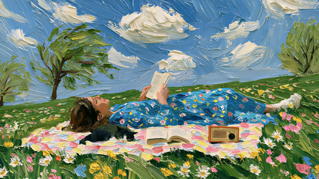 Meadow Picnic Reader artwork