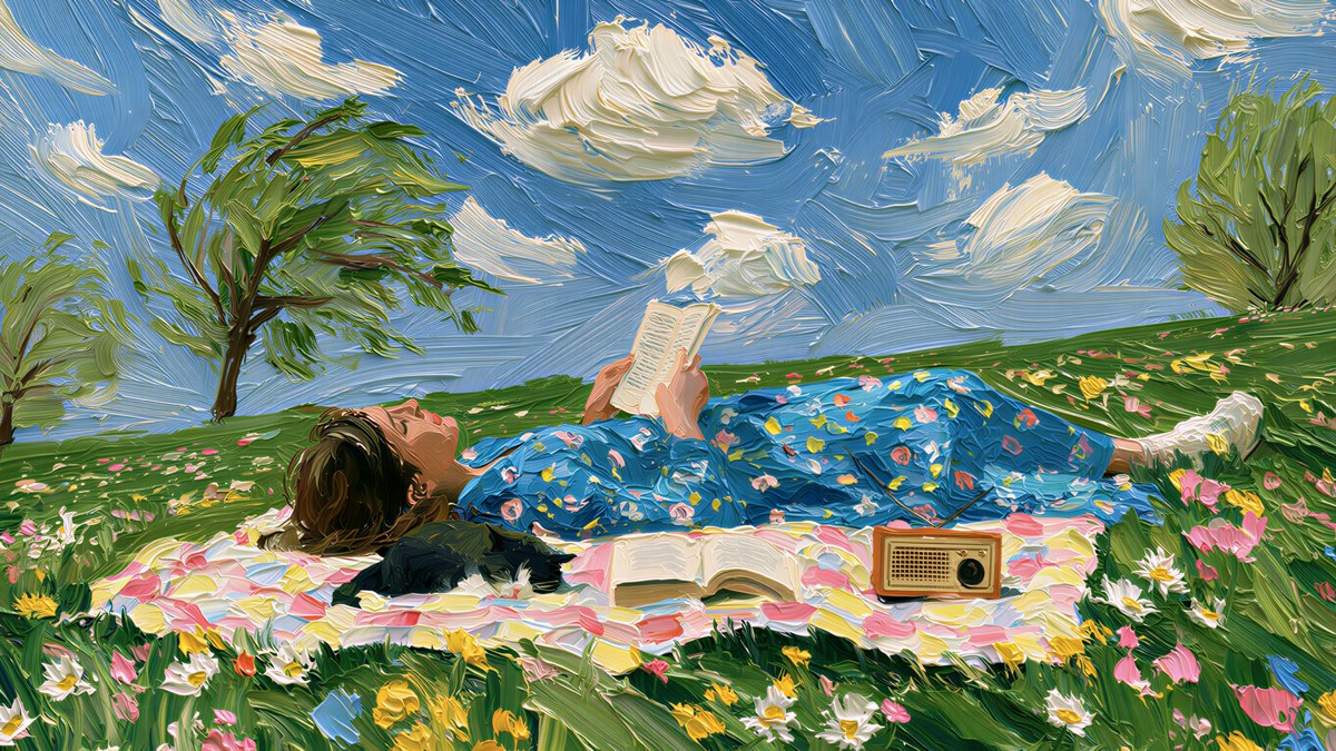 Meadow Picnic Reader artwork