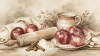 Apples and Rolling Pin artwork