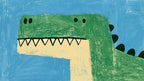 Toothy Green Dinosaur artwork
