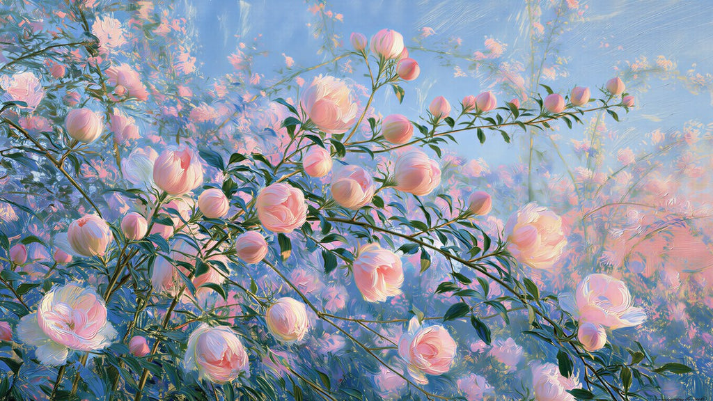 Pink Bud Branches artwork