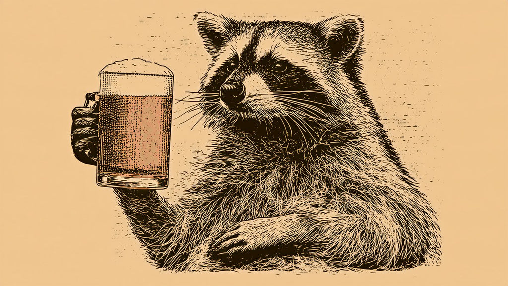 Beer Mug Raccoon artwork