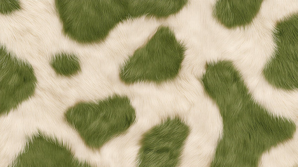 Olive Cowhide Spots artwork