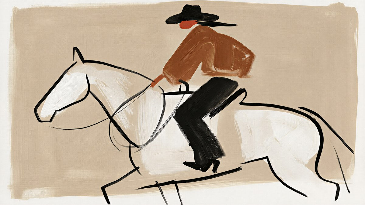 Sketchy Cowboy Rider artwork