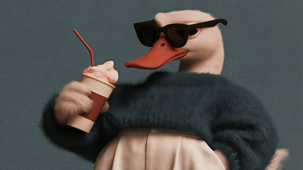 Cool Duck in Shades artwork