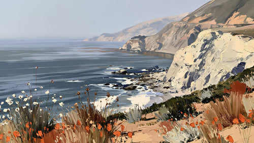 California Coast Poppies artwork