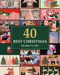 Christmas Bundle of 40: every artwork of the bundle in a grid