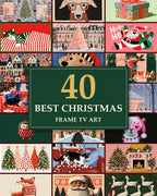 Christmas Bundle of 40: every artwork of the bundle in a grid