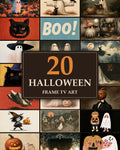 Halloween Bundle of 20: every artwork of the bundle in a grid