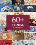 Floral Bundle of 67: every artwork of the bundle in a grid