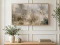 Misty Meadow Grasses art on a TV in a living room