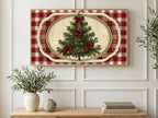 Velvet Bow Tree art on a TV in a living room
